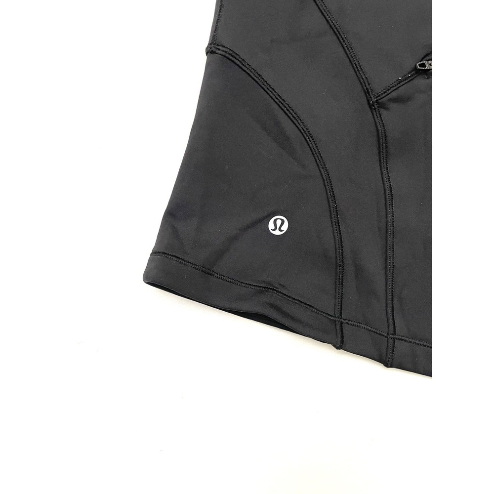 Lululemon Flash Forward Full Zip Jacket 8 Black Stretch Wicking Wind Resistant - Picture 5 of 7